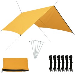 vidaXL Lona de exterior amarilla 3x2,85 m