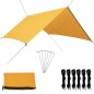 vidaXL Lona de exterior amarilla 3x2,85 m