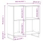 vidaXL Mueble discos madera contrachapada blanco brillo 84,5x38x89 cm vidaXL Mueble discos madera contrachapada blanco brillo 84,5x38x89 cm