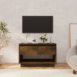 vidaXL Mueble de TV madera de ingeniería roble ahumado 70x41x44 cm