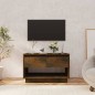 vidaXL Mueble de TV madera de ingeniería roble ahumado 70x41x44 cm vidaXL Mueble de TV madera de ingeniería roble ahumado 70x41x44 cm