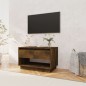 vidaXL Mueble de TV madera de ingeniería roble ahumado 70x41x44 cm vidaXL Mueble de TV madera de ingeniería roble ahumado 70x41x44 cm