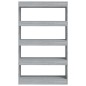 vidaXL Estantería/divisor madera ingeniería gris Sonoma 80x30x135 cm vidaXL Estantería/divisor madera ingeniería gris Sonoma 80x30x135 cm