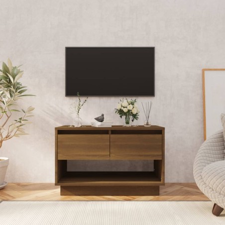 vidaXL Mueble de TV de madera de ingeniería marrón roble 70x41x44 cm