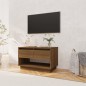 vidaXL Mueble de TV de madera de ingeniería marrón roble 70x41x44 cm