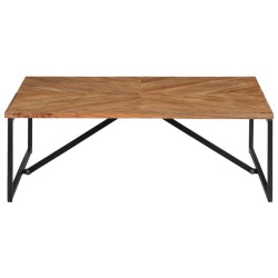 vidaXL Mesa de centro madera maciza de acacia 110x110x36 cm
