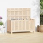 vidaXL Caja de almacenaje jardín madera maciza de pino 115x49x60 cm vidaXL Caja de almacenaje jardín madera maciza de pino 115x49x60 cm