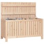 vidaXL Caja de almacenaje jardín madera maciza de pino 115x49x60 cm vidaXL Caja de almacenaje jardín madera maciza de pino 115x49x60 cm