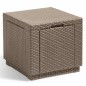 Keter Puf de almacenamiento cubo capuchino 228749 Keter Puf de almacenamiento cubo capuchino 228749