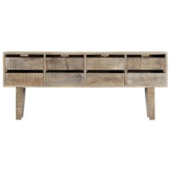 vidaXL Aparador de madera maciza de mango 140x30x60 cm