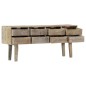 vidaXL Aparador de madera maciza de mango 140x30x60 cm vidaXL Aparador de madera maciza de mango 140x30x60 cm