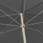 vidaXL Sombrilla de playa gris antracita 240 cm vidaXL Sombrilla de playa gris antracita 240 cm