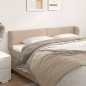 vidaXL Cabecero de cuero sintético color capuchino 203x23x78/88 cm vidaXL Cabecero de cuero sintético color capuchino 203x23x78/88 cm