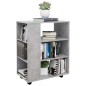 vidaXL Armario ruedas madera contrachapada gris hormigón 60x35x75 cm vidaXL Armario ruedas madera contrachapada gris hormigón 60x35x75 cm