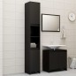 vidaXL Juego de muebles de baño 3 pzas madera de ingeniería negro vidaXL Juego de muebles de baño 3 pzas madera de ingeniería negro
