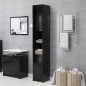 vidaXL Juego de muebles de baño 3 pzas madera de ingeniería negro vidaXL Juego de muebles de baño 3 pzas madera de ingeniería negro