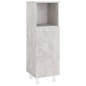 vidaXL Juego muebles de baño 4 pzas madera de ingeniería gris hormigón vidaXL Juego muebles de baño 4 pzas madera de ingeniería gris hormigón