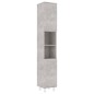 vidaXL Juego muebles de baño 4 pzas madera de ingeniería gris hormigón vidaXL Juego muebles de baño 4 pzas madera de ingeniería gris hormigón