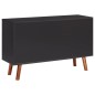 vidaXL Aparador de madera maciza de acacia y MDF 110x35x70 cm vidaXL Aparador de madera maciza de acacia y MDF 110x35x70 cm