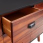 vidaXL Aparador de madera maciza de acacia y MDF 110x35x70 cm vidaXL Aparador de madera maciza de acacia y MDF 110x35x70 cm