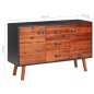 vidaXL Aparador de madera maciza de acacia y MDF 110x35x70 cm vidaXL Aparador de madera maciza de acacia y MDF 110x35x70 cm