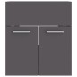 vidaXL Mueble con lavabo madera de ingeniería gris vidaXL Mueble con lavabo madera de ingeniería gris