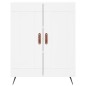 vidaXL Aparador alto madera contrachapada blanco 69,5x34x180 cm vidaXL Aparador alto madera contrachapada blanco 69,5x34x180 cm