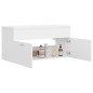 vidaXL Mueble con lavabo madera de ingeniería blanco vidaXL Mueble con lavabo madera de ingeniería blanco