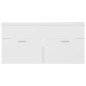 vidaXL Mueble con lavabo madera de ingeniería blanco vidaXL Mueble con lavabo madera de ingeniería blanco
