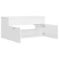 vidaXL Mueble con lavabo madera de ingeniería blanco vidaXL Mueble con lavabo madera de ingeniería blanco
