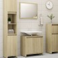 vidaXL Juego de muebles de baño 3 pzas madera ingeniería roble Sonoma vidaXL Juego de muebles de baño 3 pzas madera ingeniería roble Sonoma