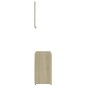 vidaXL Juego de muebles de baño 3 pzas madera ingeniería roble Sonoma vidaXL Juego de muebles de baño 3 pzas madera ingeniería roble Sonoma