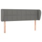 vidaXL Cabecero de tela gris oscuro 147x23x78/88 cm vidaXL Cabecero de tela gris oscuro 147x23x78/88 cm