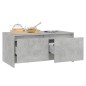 vidaXL Mesa de centro madera de ingeniería gris hormigón 90x50x41,5 cm vidaXL Mesa de centro madera de ingeniería gris hormigón 90x50x41,5 cm