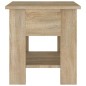 vidaXL Mesa de centro madera de ingeniería roble Sonoma 40x40x42 cm vidaXL Mesa de centro madera de ingeniería roble Sonoma 40x40x42 cm