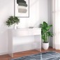 vidaXL Mesa consola madera de ingeniería blanca 100x35x76,5 cm vidaXL Mesa consola madera de ingeniería blanca 100x35x76,5 cm