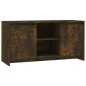 vidaXL Mueble de TV madera de ingeniería roble ahumado 102x37,5x52,5cm