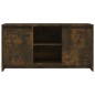 vidaXL Mueble de TV madera de ingeniería roble ahumado 102x37,5x52,5cm