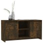 vidaXL Mueble de TV madera de ingeniería roble ahumado 102x37,5x52,5cm