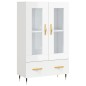 vidaXL Aparador alto madera de ingeniería blanco brillo 69,5x31x115 cm vidaXL Aparador alto madera de ingeniería blanco brillo 69,5x31x115 cm