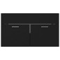 vidaXL Mueble con lavabo madera de ingeniería negro vidaXL Mueble con lavabo madera de ingeniería negro