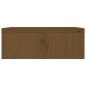 vidaXL Soporte de monitor madera maciza pino marrón miel 100x27x10 cm vidaXL Soporte de monitor madera maciza pino marrón miel 100x27x10 cm