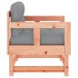 vidaXL Sillones de jardín y cojines 2 uds madera maciza abeto Douglas vidaXL Sillones de jardín y cojines 2 uds madera maciza abeto Douglas