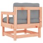 vidaXL Sillones de jardín y cojines 2 uds madera maciza abeto Douglas vidaXL Sillones de jardín y cojines 2 uds madera maciza abeto Douglas