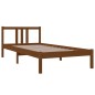 vidaXL Estructura de cama madera maciza marrón miel 90x200 cm vidaXL Estructura de cama madera maciza marrón miel 90x200 cm