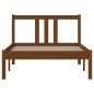 vidaXL Estructura de cama madera maciza marrón miel 90x200 cm vidaXL Estructura de cama madera maciza marrón miel 90x200 cm