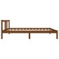 vidaXL Estructura de cama madera maciza marrón miel 90x200 cm vidaXL Estructura de cama madera maciza marrón miel 90x200 cm