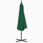 vidaXL Sombrilla voladiza voladiza con poste de acero 300 cm verde vidaXL Sombrilla voladiza voladiza con poste de acero 300 cm verde