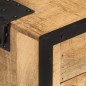 vidaXL Mesita de noche madera maciza de mango sin tratar 43x30x51 cm vidaXL Mesita de noche madera maciza de mango sin tratar 43x30x51 cm