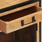 vidaXL Mesita de noche madera maciza de mango sin tratar 43x30x51 cm vidaXL Mesita de noche madera maciza de mango sin tratar 43x30x51 cm